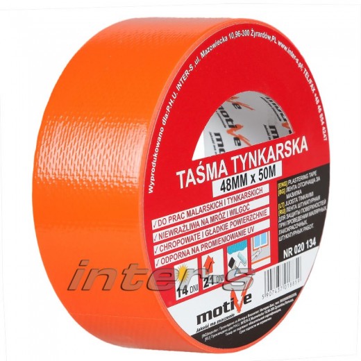 Banda   TINC ORANGE,38mmx50m,(020133),adeziva  pt zugrav 